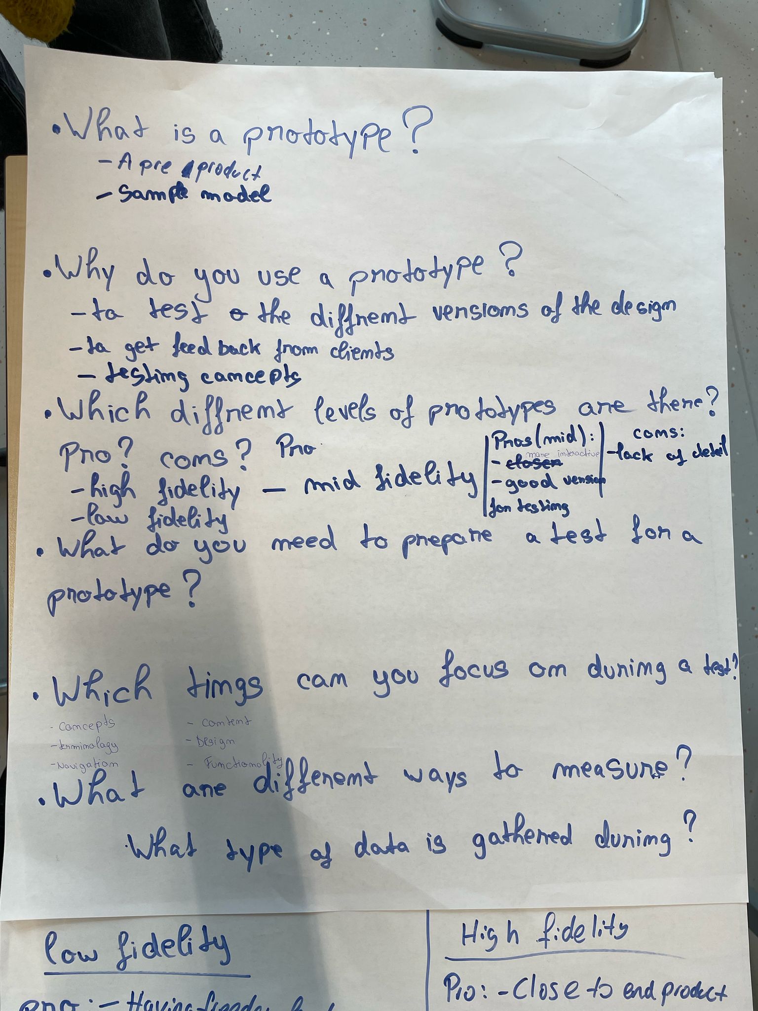 Prototype Workshop Result 1